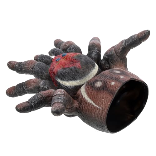 ifundom Tierhandpuppe Spinnenhandpuppe Handfingerpuppe Familienhandpuppe Charakterpuppe Tierhandpuppen Tierhandpuppe Kaffee Kunststoff PVC von ifundom