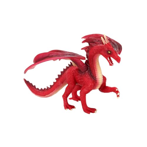 ifundom Tierverzierung für kinderspielzeug spielsachen für Kid Toys hühner spielsachen Dinosaurier-Ornament für Dinosauriermodell rot von ifundom