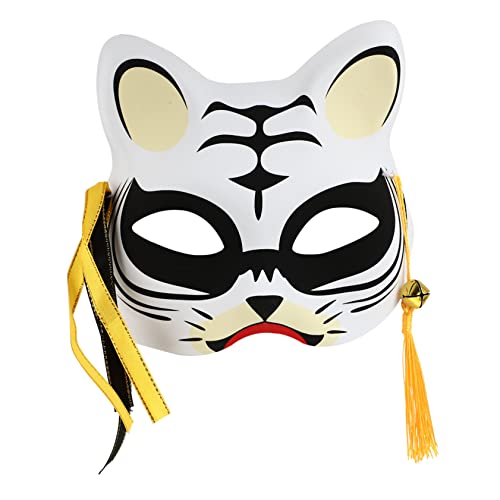 ifundom Tiger Maske Leere Masken Zum Dekorieren Handbemalte Masken Katzenfrauenmaske Halloween-cosplay-kostüm Leuchtende Maske Katze Für Frauen Halloween Halloween-hälfte Weiß Plastik ifundom Tiger Maske Leere Masken Zum Dekorieren Handbemalte Masken Katzenfrauenmaske Halloween-cosplay-kostüm Leuchtende Maske Katze Für Frauen Halloween Halloween-hälfte Weiß Plastik von ifundom