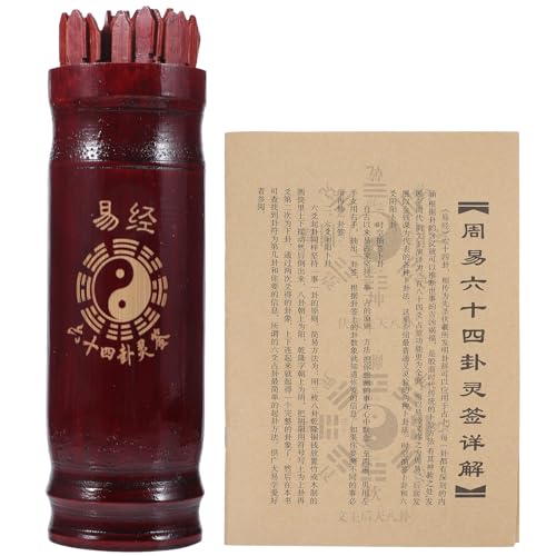 ifundom Traditionelle chinesische Wahrsagerstäbchen-Set, 64 Stück, I Stick Telling Spiel für Zuhause, zufälliger Stil ifundom Traditionelle chinesische Wahrsagerstäbchen-Set, 64 Stück, I Stick Telling Spiel für Zuhause, zufälliger Stil von ifundom