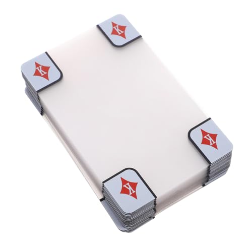 ifundom Transparente wasserdichte Pokerkarten mit Matter Oberfläche rutschfeste Anti-Fraud Spielkarten aus PVC für Freizeit Strand und Turniere ifundom Transparente wasserdichte Pokerkarten mit Matter Oberfläche rutschfeste Anti-Fraud Spielkarten aus PVC für Freizeit Strand und Turniere von ifundom