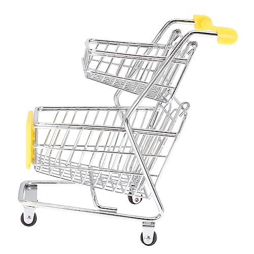 ifundom Trolley oder Korb Jungen und Mädchen Mini-einkaufswagen Spielzeug Supermarkt Handwagen Modelle für Jungen und Mädchen Spielzeug Handwagen Spielzeug Mini-handwagen von ifundom