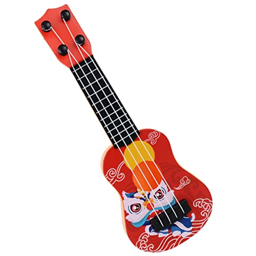 ifundom Lustige Gitarre Für Jungen Und Mädchen Mini-Gitarre Ukulele Spielzeug Sicheres Material Für Jungen Und Mädchen Dekorativ Für Die Mini-hauslandschaft von ifundom