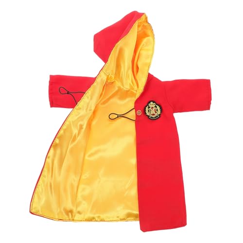 ifundom Umhang Wiederverwendbare Puppenkleidung Puppen-DIY-Umhang Puppen dekorativer Umhang Spielzeugfiguren dekorieren Umhang für die Puppenherstellung Puppenzubehör Polyester rot ifundom Umhang Wiederverwendbare Puppenkleidung Puppen-DIY-Umhang Puppen dekorativer Umhang Spielzeugfiguren dekorieren Umhang für die Puppenherstellung Puppenzubehör Polyester rot von ifundom