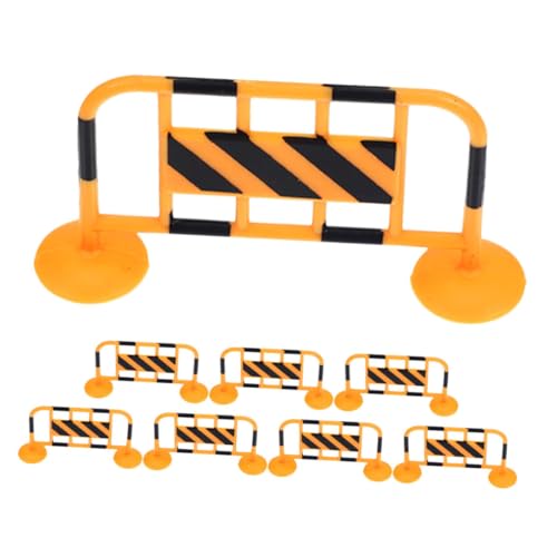 ifundom Verkehrszeichen Set Realistische Miniatur Verkehrsabsperrungen Und Baustellenmodelle Für Ideales Rollenspiel Zubehör Für Verkehrsszenen Und Baustellen von ifundom