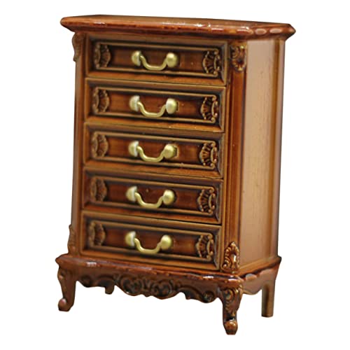 ifundom Vintage Mini Schrank Dekorativer Miniatur Schrank für DIY Puppenhäuser Kinderfreundliches und Zubehör für Schlafzimmer und Wohnaccessoires ifundom Vintage Mini Schrank Dekorativer Miniatur Schrank für DIY Puppenhäuser Kinderfreundliches und Zubehör für Schlafzimmer und Wohnaccessoires von ifundom