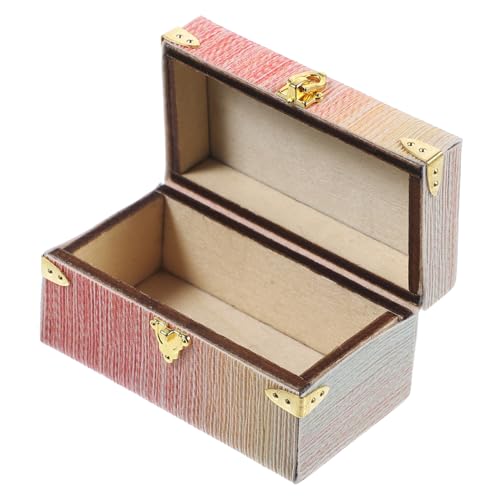 ifundom Vintage Mini-Koffer Für Puppenhaus Robustes Und Realistisches Mini-reisekoffer-Spielzeug von ifundom