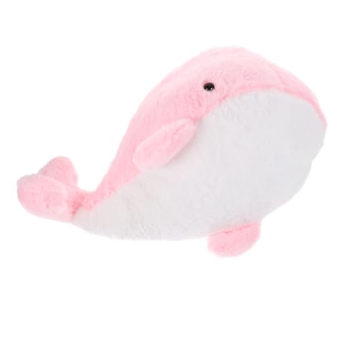 ifundom Walpuppe Für Den Haushalt Walpuppe Für Gefüllte Walpuppe Entzückende Walpuppe Schlafzimmer Puppe Ornament Cartoon-wal-Puppe Kleine Walpuppe Plüsch Rosa von ifundom