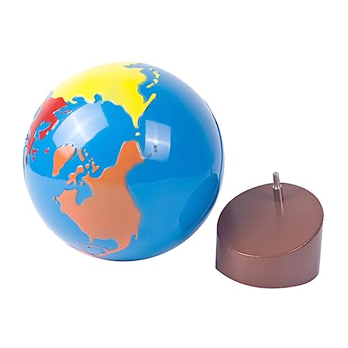 ifundom Pädagogisches Weltkugel-Ornament – ​​leuchtende Farben Für Kinder Kleinkindspielzeug Geographie-lernrequisite von ifundom
