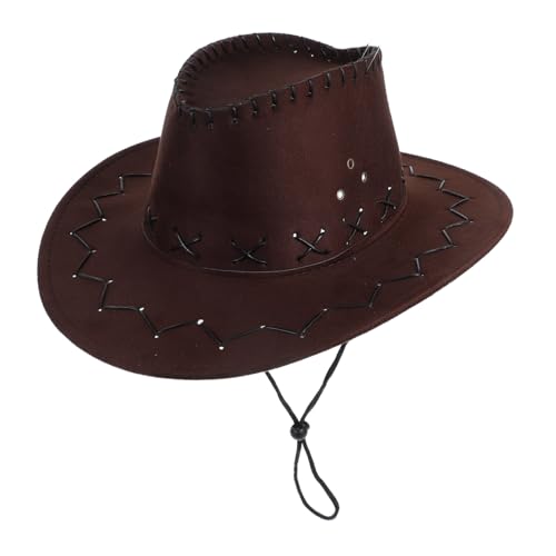 ifundom Western Cowboy Hut UV Schutz Kindergröße Stilvoller Cowgirl Partyhut für Outdoor Reisen Kostüm und Alltag Modisches Accessoire für Jungen und Mädchen ifundom Western Cowboy Hut UV Schutz Kindergröße Stilvoller Cowgirl Partyhut für Outdoor Reisen Kostüm und Alltag Modisches Accessoire für Jungen und Mädchen von ifundom