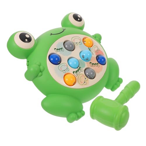 ifundom Whack A Frog Game Lernspiel mit Hammer Interaktives Hammerspiel für Jungen und Mädchen von Hand-Auge-koordination Stressabbau Kognitiver Entwicklung und Problemlösungsspiel von ifundom