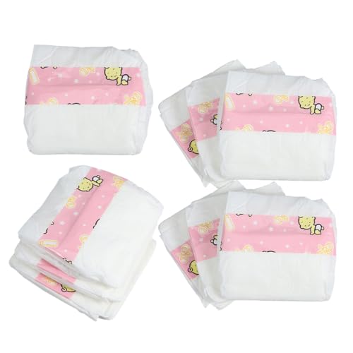ifundom 12er-Pack Puppenwindeln Anziehspielzeugwindeln Für Kleinkinder Realistische Babywindeln Zum Spielen Im Puppenhaus Wiederverwendbar Und Waschbar ifundom 12er-Pack Puppenwindeln Anziehspielzeugwindeln Für Kleinkinder Realistische Babywindeln Zum Spielen Im Puppenhaus Wiederverwendbar Und Waschbar von ifundom