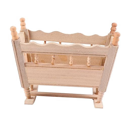 ifundom Wiegenbett Modell Mini-möbelstütze Puppenstubenmöbel Miniatur Puppenmöbel Modelle Puppenbett Mini-wiegenmöbel Modell Der Heimwiege Holzwiege Modell Birke ifundom Wiegenbett Modell Mini-möbelstütze Puppenstubenmöbel Miniatur Puppenmöbel Modelle Puppenbett Mini-wiegenmöbel Modell Der Heimwiege Holzwiege Modell Birke von ifundom