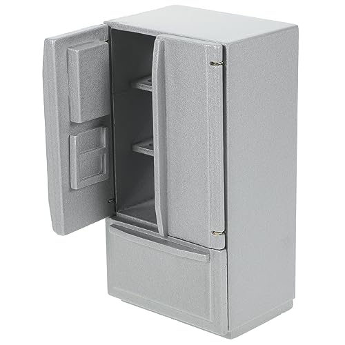 ifundom Winziger Kühlschrank Puppenbett Puppenaufbewahrung Puppenhaus Mini-gefrierschrank Mini-kühlschrank Puppenstubenmöbel Kühlschrank Miniatur Silver Hölzern ifundom Winziger Kühlschrank Puppenbett Puppenaufbewahrung Puppenhaus Mini-gefrierschrank Mini-kühlschrank Puppenstubenmöbel Kühlschrank Miniatur Silver Hölzern von ifundom