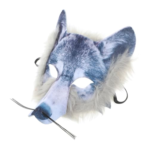ifundom Wolf Maske Für Halloween Horrormaske Für Cosplay Und Kostümpartys Einhorn Tierkostü Requisit von ifundom