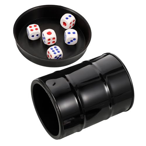 ifundom Würfelbecher im Dosen Design Kompakter Dice Rolling Holder aus Langlebigem Material Kreatives Partyzubehör für Tischspiele Tragbar und Leicht für Familien und Reisen von ifundom