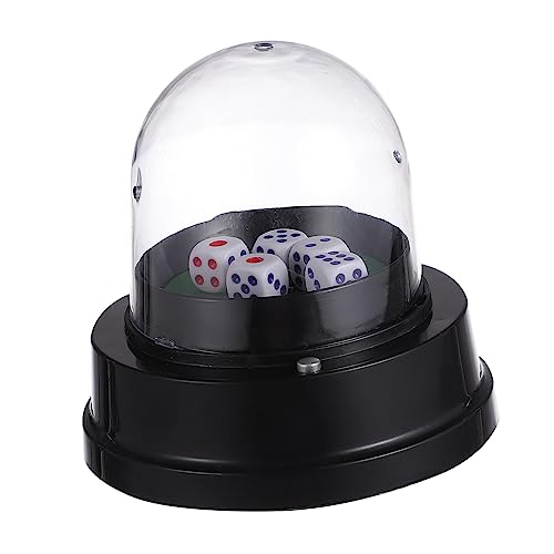 ifundom Würfelbecher mit Elektrischem Würfel-schüttelbecher für Spiele Craps Backgammon Kompaktes Design von ifundom