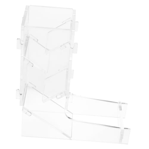 ifundom Kompakter Reise-würfelturm Acryl-würfelschuh Für Desktop-tischspiele Mit Rollfunktion von ifundom