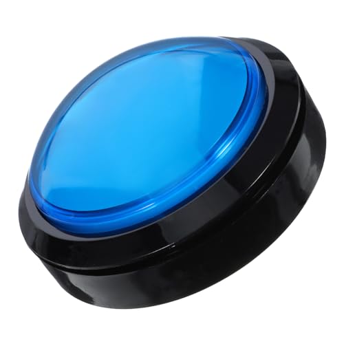 ifundom digitaler Responder Quiz Antwortknopf-Requisiten Knopfstütze Summer-Taste für Spiele große druckknöpfe Spielbuzzer elektronischer Antwortgeber Spiel Antwort Summer Blue von ifundom