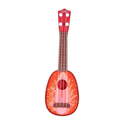 ifundom Gitarren-Ukulele-Spielzeug kinderinstrumente Kinder musikinstrumente Kindergitarre akustisch Obst Gitarrenspielzeug Babyspielzeug Mini-Obstinstrumente Musikinstrumente, Spielzeug von ifundom
