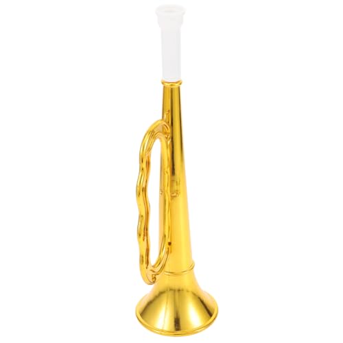 ifundom kinderinstrumente musikinstrumente Musikalisches Blasinstrument Musikinstrument lustige Kindertrompete Schultrompete versorgen Plastik Golden von ifundom