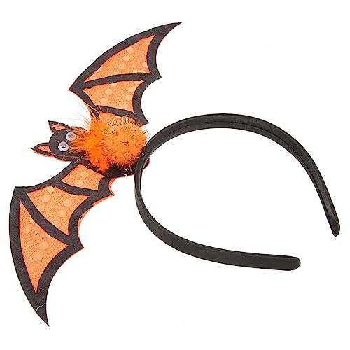 ifundom mädchen stirnbänder Halloween-Kostüm verkleiden Halloween-Dekorationen halloween haarschmuck halloween haarreif Cosplay-Stirnband Halloween-Fledermaus-Stirnband Stoff von ifundom