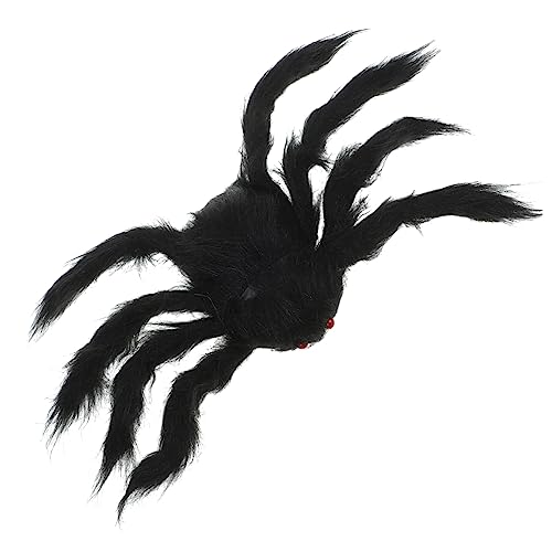 ifundom riesige Halloween-Spinne Halloween wanddeko Halloween Horror Halloween gartendeko Halloween Kostuem fensterdeko Plüsch ausgestopft Halloween große Spinne Halloween -Spinnen Black von ifundom
