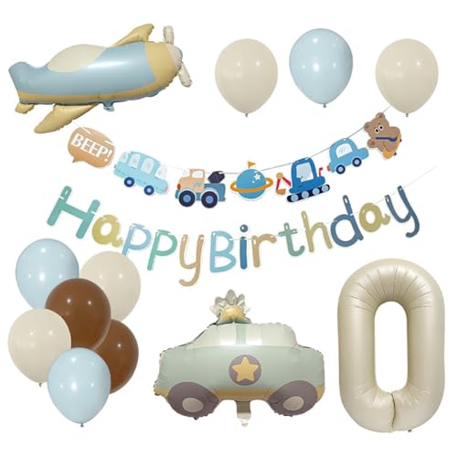 ihreesy Ferien Dekor Matte Farbige Aluminiumballons Party Dekorationen für Kindergeburtstag mit Zahlen Größen 1-9 von ihreesy