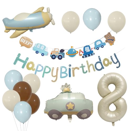 ihreesy Ferien Dekor Matte Farbige Aluminiumballons Party Dekorationen für Kindergeburtstag mit Zahlen Größen 1-9 von ihreesy