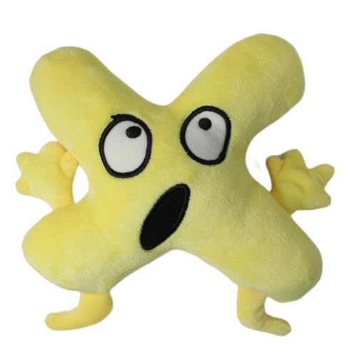 iiFi BFDI Algebraliens Plüschtiere Battle for Dream Island Plüschtier, Algebraliens Puppen Vier/VIERZEHN/EINS/SECHS/ZEHN/DREI/Zwei/X Plüschtiere für Fans (X 20cm) von iiFi