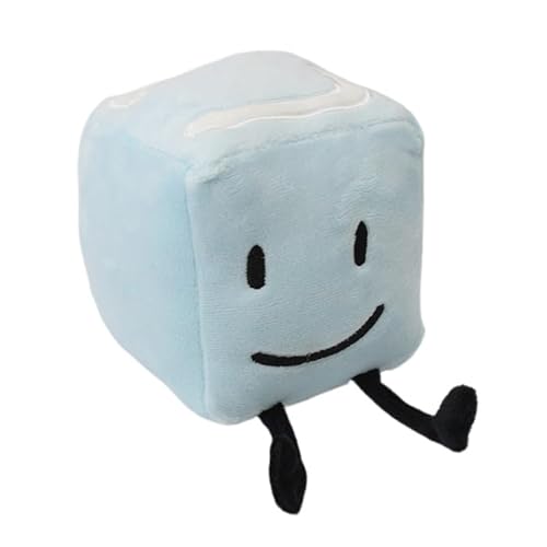 iiFi Battle for Dream Island Plüsch-Spielzeug, Bfdi Plushies Leafy/Firey/Flower/Bubble/Teardrop/Pen Stoffpuppen Spielzeug für Fans (Würfel, 14 x 14 cm) von iiFi