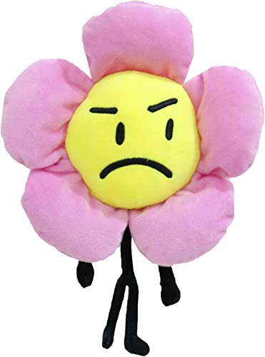 iiFi Battle for Dream Island Plüsch-Spielzeug, Bfdi Plushies Leafy/Firey/Flower/Bubble/Teardrop/Stift, gefüllte Puppen Spielzeug für Fans (Blume, 20 x 20 x 7 cm) von iiFi