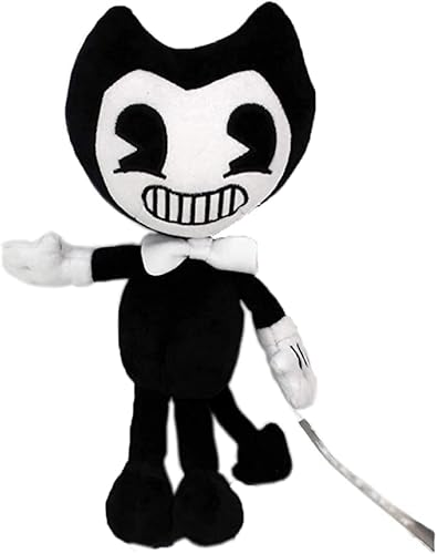 iiFi Bendy Plüschtiere and Ink Machine Plüschpuppen Horrorspiel biegsame weiche Kuscheltierpuppe für Kinder (Bendy 30cm) von iiFi