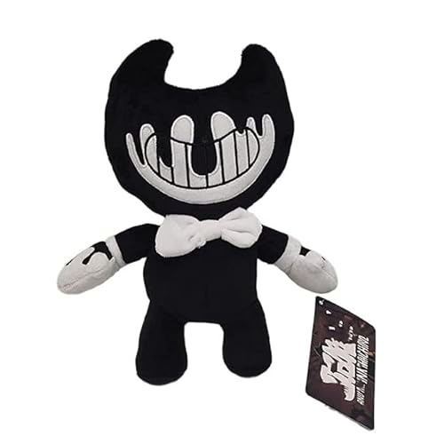 iiFi Bendy Plüschtiere and Ink Machine Plüschpuppen Horrorspiel biegsame weiche Kuscheltierpuppe für Kinder (The Ink Demon 25cm) von iiFi