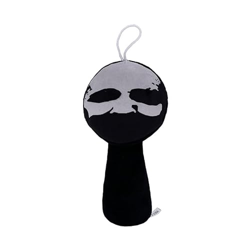 iiFi Sprunki Plüschtier 20 cm, superweiches Sprunki-Spiel-Plüschtier, süßes Oren/Pinki/Wenda/Simon-Plüschtier, Incredibox Sprunki-Spiel-Sammlerstück für Fans (Black-A) von iiFi