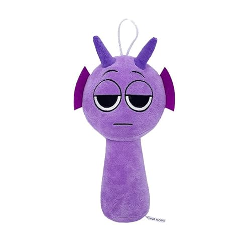 iiFi Sprunki Plüschtier 20 cm, superweiches Sprunki-Spiel-Plüschtier, süßes Oren/Pinki/Wenda/Simon-Plüschtier, Incredibox Sprunki-Spiel-Sammlerstück für Fans (DURPLE) von iiFi
