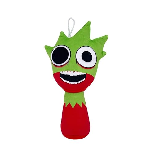 iiFi Sprunki Plüschtier 20 cm, superweiches Sprunki-Spiel-Plüschtier, süßes Oren/Pinki/Wenda/Simon-Plüschtier, Incredibox Sprunki-Spiel-Sammlerstück für Fans (Lime-A) von iiFi