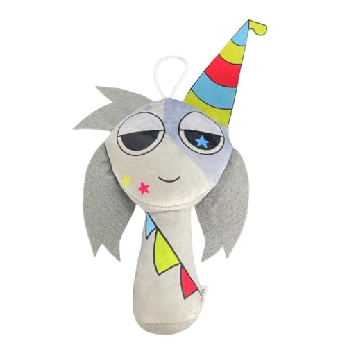 iiFi Sprunki Plüschtier 20 cm, superweiches Sprunki-Spiel-Plüschtier, süßes Oren/Pinki/Wenda/Simon-Plüschtier, Incredibox Sprunki-Spiel-Sammlerstück für Fans (White) von iiFi