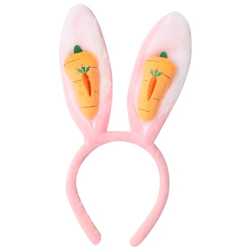 iiniim 1Pcs Hasenohren Karotte Stirnband Mädchen Ostern Kopfbedeckung Kaninchenohren Haarband Bunny Cosplay Haar Accessoires Typ 2 One Size iiniim 1Pcs Hasenohren Karotte Stirnband Mädchen Ostern Kopfbedeckung Kaninchenohren Haarband Bunny Cosplay Haar Accessoires Typ 2 One Size von iiniim