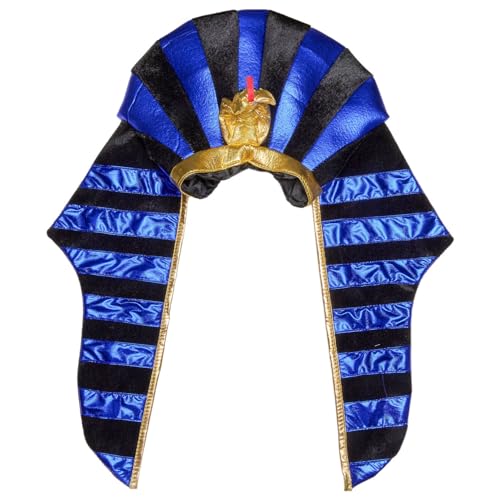iiniim Ägyptischer Pharao Königin Kostüm Set Pharao Hut mit Gürtel Halskragen Armmanschetten Cosplay Stage Performance Faschingskostüme Typ A One Size von iiniim