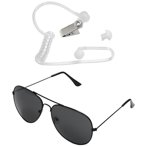 iiniim Agentenkostüm Zubehörset Geheimdienst Sicherheitsbeamte Sonnenbrille Ohrhörer Arbeit Marke Fliege Für Spionagespiele Typ A Einheitsgröße iiniim Agentenkostüm Zubehörset Geheimdienst Sicherheitsbeamte Sonnenbrille Ohrhörer Arbeit Marke Fliege Für Spionagespiele Typ A Einheitsgröße von iiniim