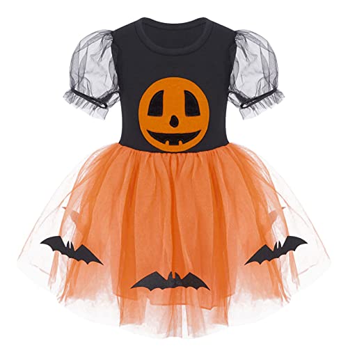 iiniim Baby Mädchen Hexenkostüm Hexe Kleid Halloween Kürbis Kostüm Horror Geist Kostüm Cosplay Karneval Faschingskostüm D Orange 86-92 iiniim Baby Mädchen Hexenkostüm Hexe Kleid Halloween Kürbis Kostüm Horror Geist Kostüm Cosplay Karneval Faschingskostüm D Orange 86-92 von iiniim