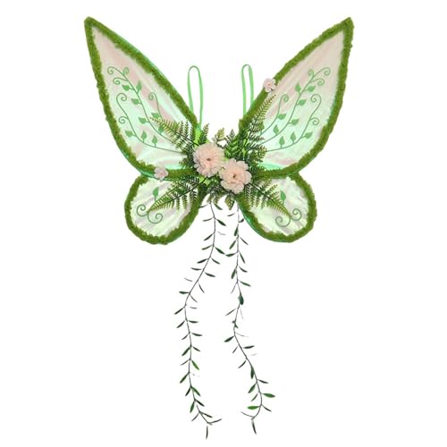 iiniim Fairy Wings Set Für Erwachsene Gradient Sheer Elf Wings Flower Crown Forest Fairy Wand Cosplay Requisiten Für Halloween Party 1 Stück Grün Einheitsgröße iiniim Fairy Wings Set Für Erwachsene Gradient Sheer Elf Wings Flower Crown Forest Fairy Wand Cosplay Requisiten Für Halloween Party 1 Stück Grün Einheitsgröße von iiniim