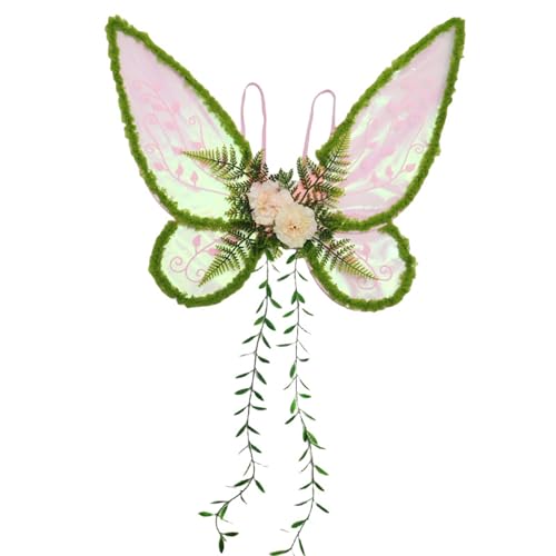 iiniim Fairy Wings Set Für Erwachsene Gradient Sheer Elf Wings Flower Crown Forest Fairy Wand Cosplay Requisiten Für Halloween Party 1 Stück Rosa Einheitsgröße iiniim Fairy Wings Set Für Erwachsene Gradient Sheer Elf Wings Flower Crown Forest Fairy Wand Cosplay Requisiten Für Halloween Party 1 Stück Rosa Einheitsgröße von iiniim