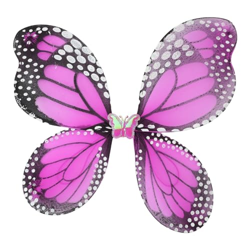 iiniim Feenflügel Mädchen Prinzessin Schmetterlingsflügel Glitzer Engelsflügel Zauber Welt Elfen Flügel Halloween Fasching Bühnenperformance Requisiten Hot Pink One Size iiniim Feenflügel Mädchen Prinzessin Schmetterlingsflügel Glitzer Engelsflügel Zauber Welt Elfen Flügel Halloween Fasching Bühnenperformance Requisiten Hot Pink One Size von iiniim