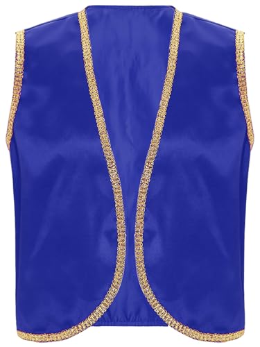 iiniim Herren Arabischer Prinz Kostüm Festliche Weste Mittelalter Jacke Gilet Gothic Steampunk Weste Halloween Karneval Fasching Party Outfits A Royal Blau L iiniim Herren Arabischer Prinz Kostüm Festliche Weste Mittelalter Jacke Gilet Gothic Steampunk Weste Halloween Karneval Fasching Party Outfits A Royal Blau L von iiniim