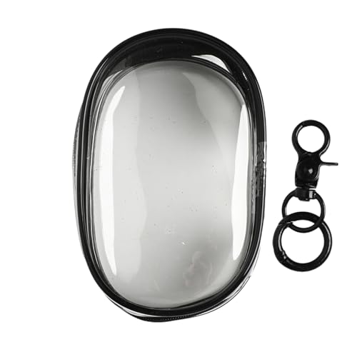 iiniim Klare Figurentasche Blind Box Display Case tragbare Hängende Blind Box für Minifigur Black 10.5 * 6.5cm One Size von iiniim
