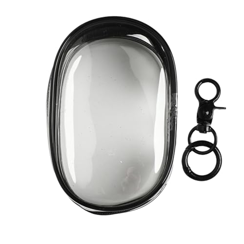 iiniim Klare Figurentasche Blind Box Display Case tragbare Hängende Blind Box für Minifigur Black 13 * 10cm One Size von iiniim