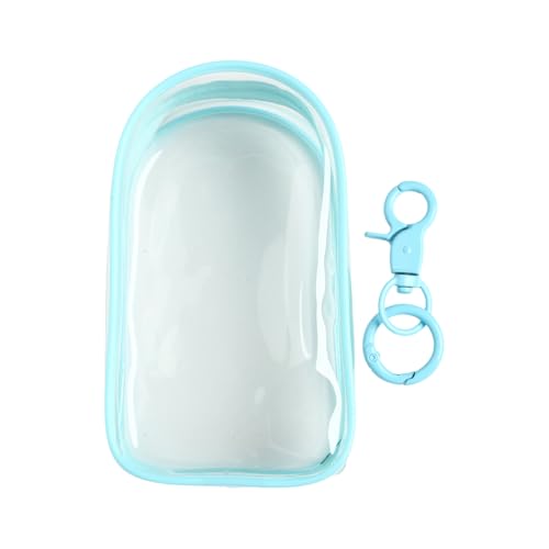 iiniim Klare Figurentasche Blind Box Display Case tragbare Hängende Blind Box für Minifigur Sky Blue 17.2 * 11.5cm One Size von iiniim