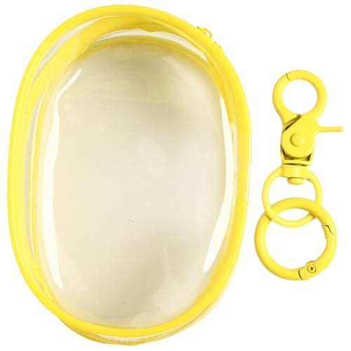 iiniim Klare Figurentasche Blind Box Display Case tragbare Hängende Blind Box für Minifigur Yellow 10.5 * 6.5cm One Size von iiniim